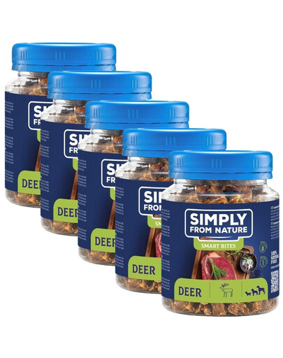 SIMPLY FROM NATURE Smart Bites su elniena  5x130 g