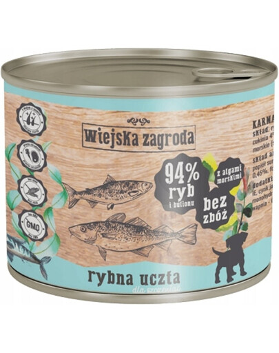 WIEJSKA ZAGRODA Žuvų šventė šuniukams 200 g