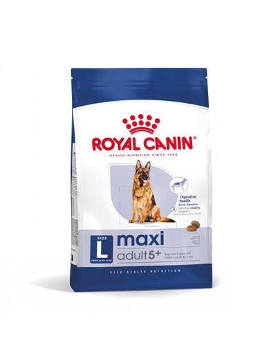 ROYAL CANIN Maxi Adult 5+ 4 kg sausas ėdalas vyresniems 5-8 metų amžiaus didelių veislių šunims