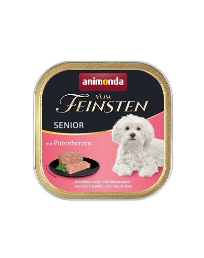 Animonda Vom Feinsten Senior su kalakutų širdimis 150 g