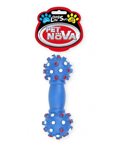 PET NOVA DOG LIFE STYLE 16 cm mėlynas hantelis