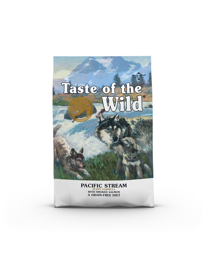 TASTE OF THE WILD Pacific Stream Puppy 5,6 kg su rūkyta lašiša