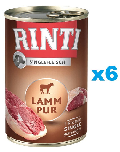 RINTI Singlefleisch Lamb Pure 6x400 g monoproteinų ėrienos