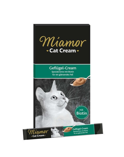 MIAMOR Cat PoultryCream  su vištiena 11x6x15ml