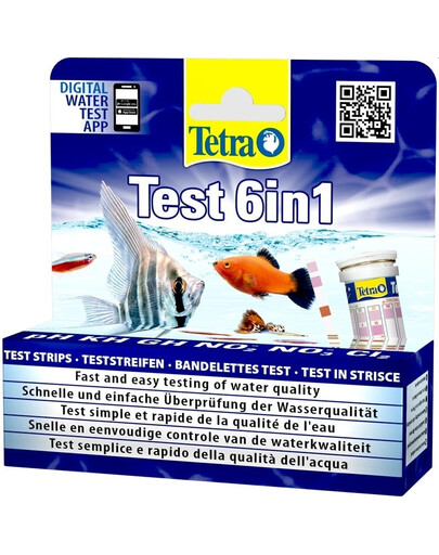 TETRA Testas 6in1 Vandens kokybės testo juostelės 10 vnt.