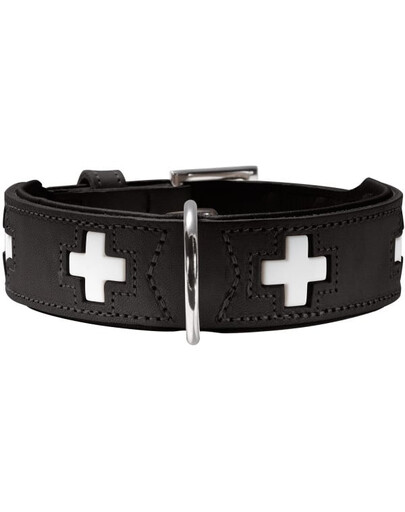 HUNTER Swiss odinis antkaklis dydis XS (32) 24-28,5/2,6 cm juodas