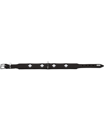 HUNTER Swiss odinis antkaklis dydis XS (32) 24-28,5/2,6 cm juodas