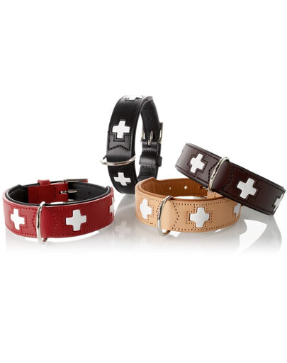HUNTER Swiss odinis antkaklis dydis XS (32) 24-28,5/2,6 cm juodas