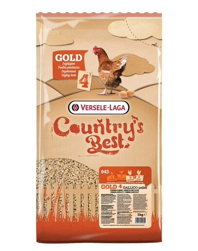 VERSELE-LAGA Country's Best Gold 4 Gallico Pellet 5kg granulių granulių