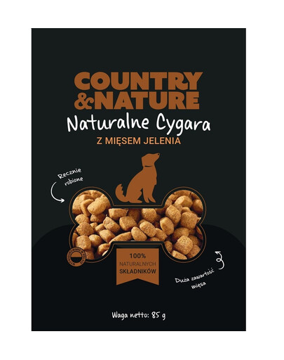 COUNTRY&NATURE Arklienos cigarai šunims 20 x 85 g