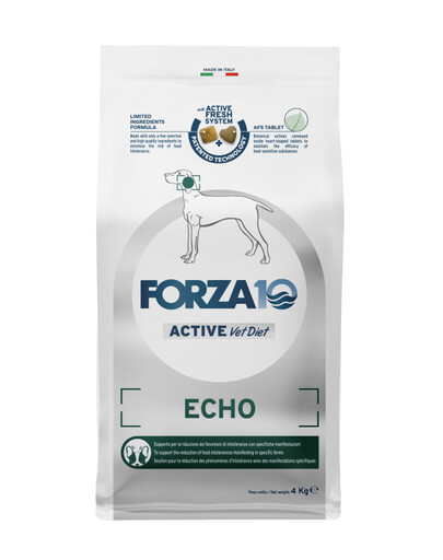 FORZA10 Oto/Echo Active Dieta maistas ausų problemoms gydyti 4 kg
