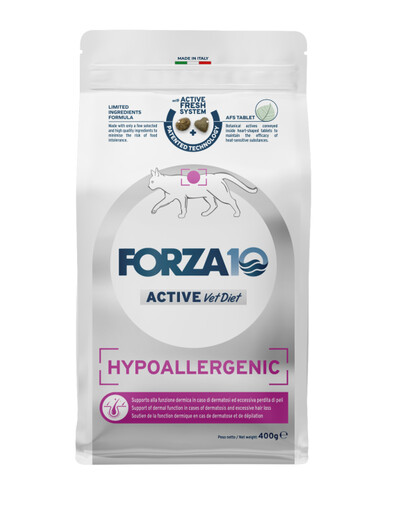 FORZA 10 Hypoallergenic Active Cat sausas hipoalerginis maistas katėms 454 g