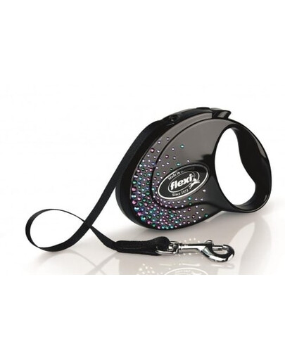 FLEXI Glam Splash Mystic M Juosta 5 m juoda