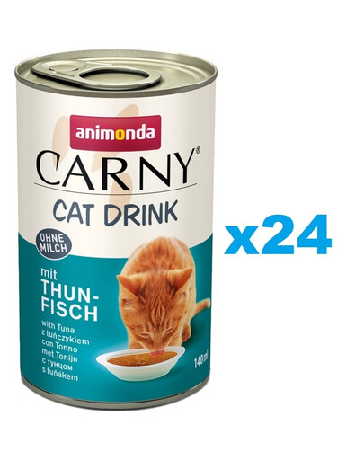 ANIMONDA Carny Cat Drink with Tuna 24x140 ml su tunu