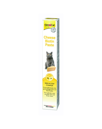 GIMCAT Every Day Cheese Biotine Pasta 100g pasta odai ir kailiui katėms