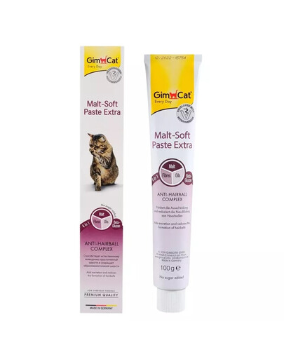GIMCAT Every Day Malt-Soft Paste Extra 100g pasta atskirianti katėms