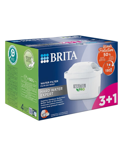 BRITA MAXTRA PRO Hard Water Expert 3+1 (4 vnt.) vandens filtras