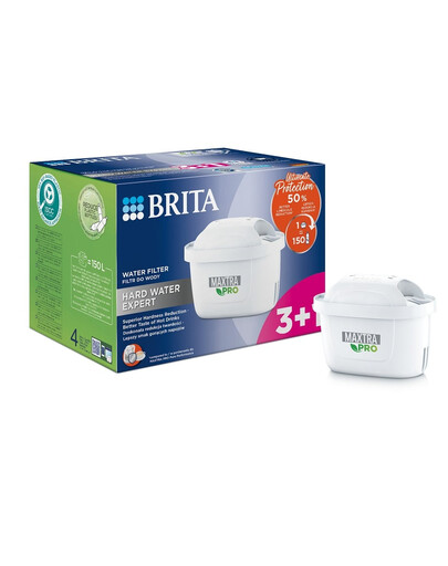 BRITA MAXTRA PRO Hard Water Expert 3+1 (4 vnt.) vandens filtras