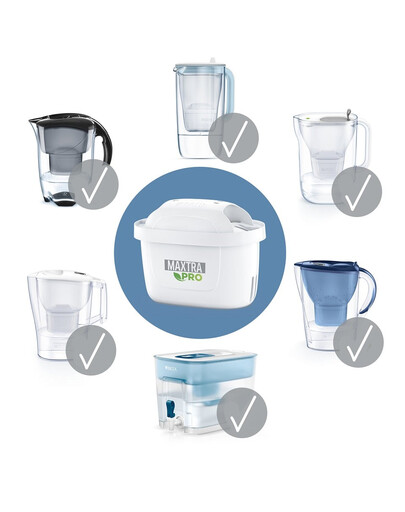 BRITA MAXTRA PRO Hard Water Expert 3+1 (4 vnt.) vandens filtras