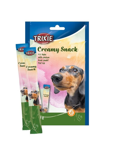 TRIXIE Creamy Snack skanėstas šunims su vištiena 5 x 14 g
