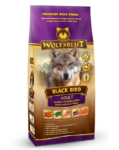 WOLFSBLUT Country Chicken Adult sausas maistas šunims su vištiena ir saldžiosiomis bulvėmis 12,5 kg