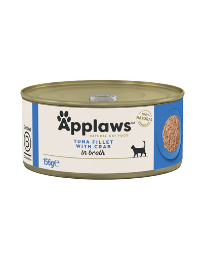 APPLAWS Cat Tuna Fillet with Crab Filet tunas su krabais 156 g