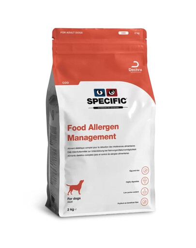 SPECIFIC Dog CDD Food Allergen Management 2 kg ėdalas alergiškiems šunims