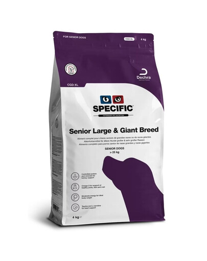 SPECIFIC Dog CGD-XL Senior Large & Giant Breed 4 kg vyresniųjų didelių veislių šunų maistas