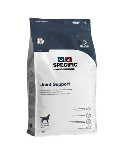SPECIFIC Dog CJD Joint Support 4 kg šunų maistas sąnarių sveikatai palaikyti