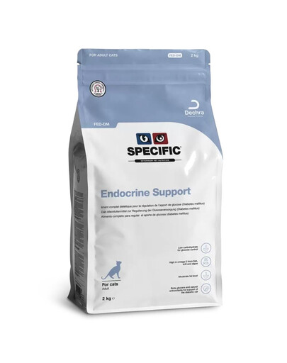 SPECIFIC Cat FED-DM Endokrininė parama 2 kg diabetinių kačių ėdalas