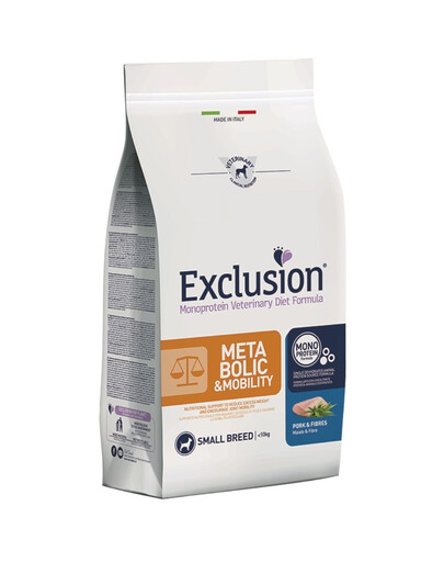 EXCLUSION Metabolic Mobility small breeds su kiauliena mažoms veislėms 7 kg