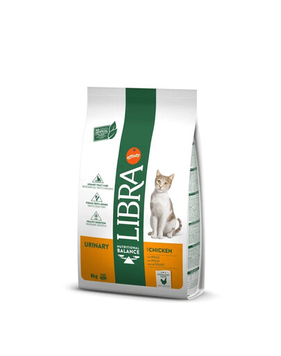 LIBRA Cat Adult Urinary kačių ėdalas su vištiena 10kg