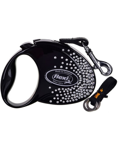 FLEXI Glam Splash Crystal S Juosta 3 m juoda
