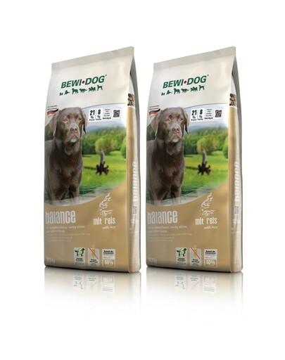 BEWI DOG Balance 2 x 12,5 kg maistas mažai aktyviems šunims