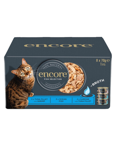 ENCORE Cat Multipak žuvis sultinyje katėms 32x70g