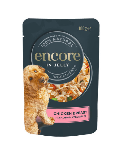 ENCORE Dog Multipak mix skoniai su vištiena želė šunims 20x100g