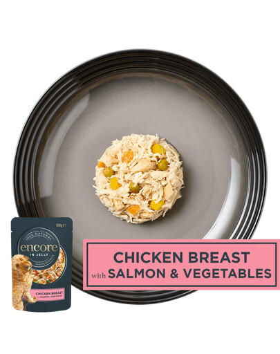 ENCORE Dog Multipak mix skoniai su vištiena želė šunims 20x100g