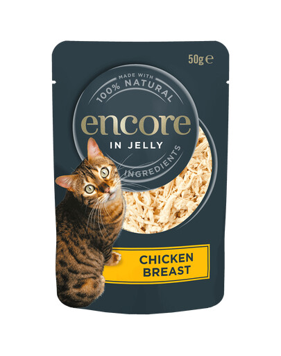 ENCORE Cat Multipak mix skoniai su vištiena želė katėms 20x50g