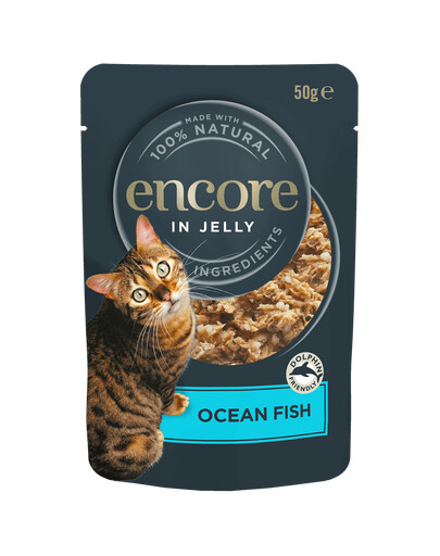 ENCORE Cat Multipak mix žuvies skonio želė katėms 20x50g
