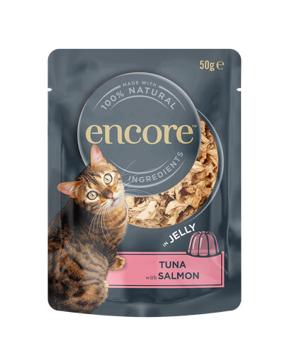 ENCORE Cat Multipak mix žuvies skonio želė katėms 20x50g