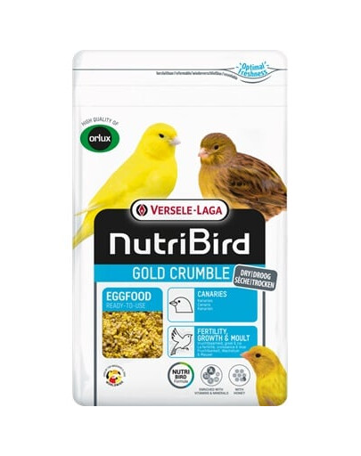 VERSELE-LAGA NutriBird Gold Crumble Canaries 1kg sausas kiaušinių lesalas geltonosioms kanarėlėms