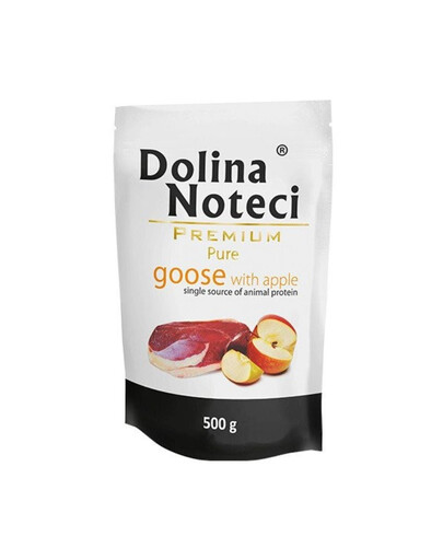 DOLINA NOTECI Premium Pure Žąsiena su obuoliais 500g
