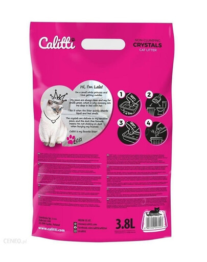 CALITTI Crystals Silikoninis kačių kraikas 3.8L