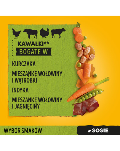 Pedigree Mix skirtingų skonių 12X100 g
