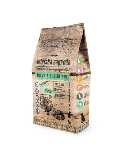 WIEJSKA ZAGRODA Kalakutiena ir triušiena 2 kg