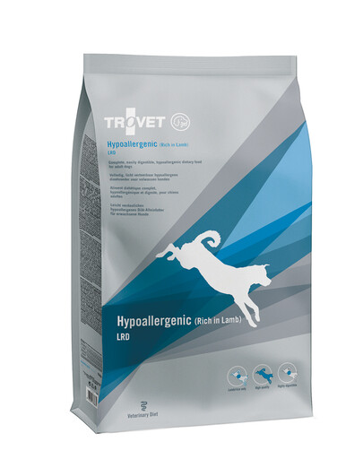 TROVET Hypoallergenic LRD Lamb šunims, kurių ėriena 10 kg