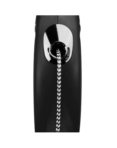 Flexi New Classic XS automatinis virvinis pavadėlis 3 m juodas