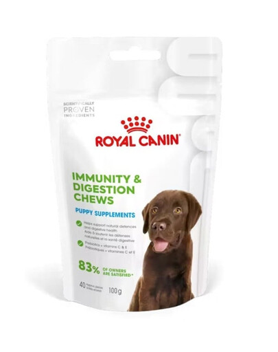 ROYAL CANIN Immunity Digestion Puppy Supplements 100g Šuniukų virškinimo ir imuniteto papildas