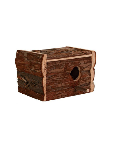 Domek drewniany dla nimfy 30 x 20 x 20 cm