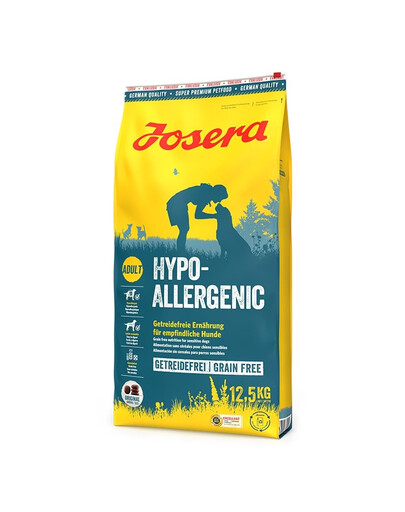 JOSERA Hypoallergenic 12,5 kg Maistas be grūdų jautriems šunims